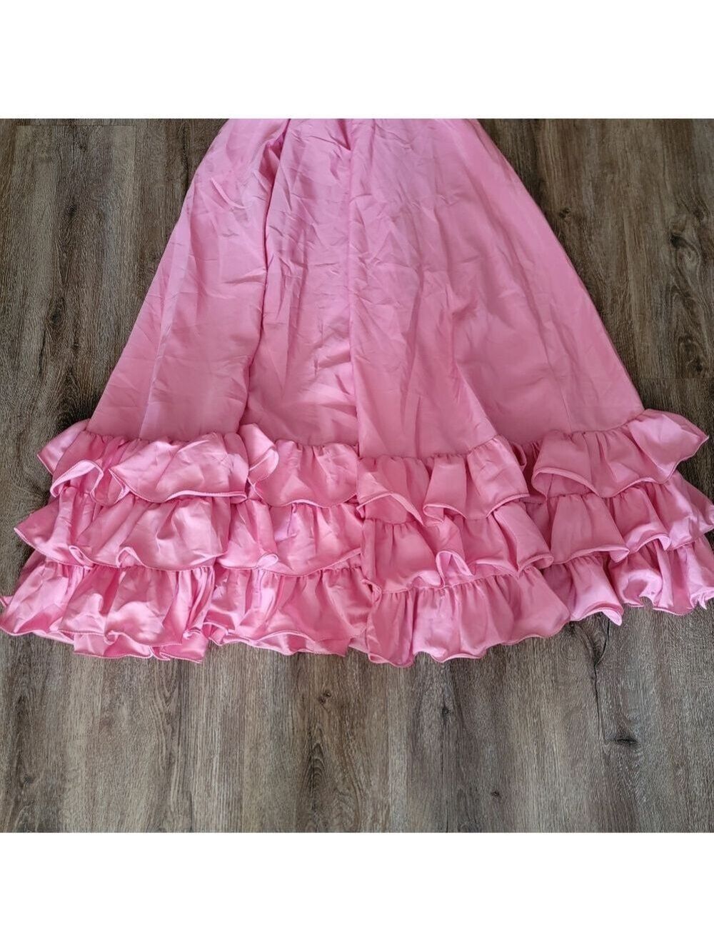 Vintage One Shoulder Pink Dress #3047 - Picture 14 of 16